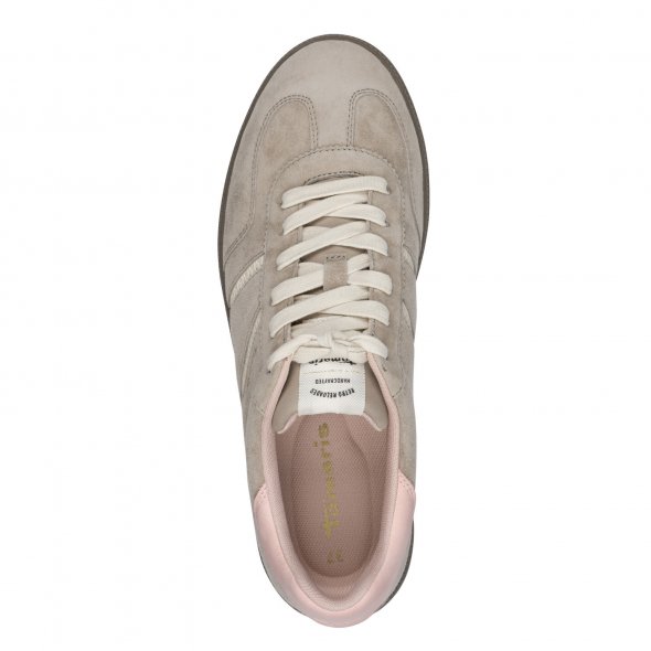 Tamaris Γυναικείο Δερμάτινο Sneaker 1-23624-43 362 Taupe/Rose