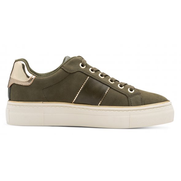 Tamaris Δερμάτινο Sneaker 1-23724-42 727 Olive Nubuck