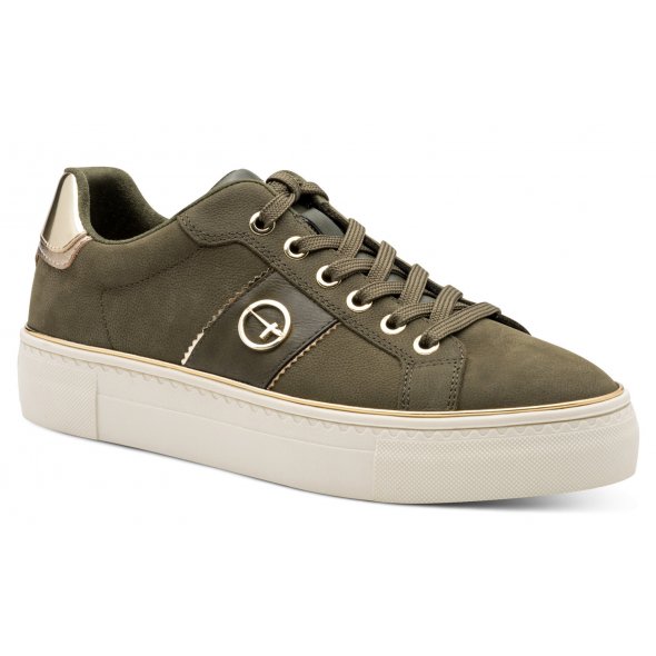 Tamaris Δερμάτινο Sneaker 1-23724-42 727 Olive Nubuck