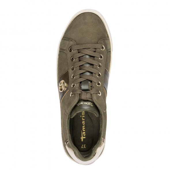 Tamaris Δερμάτινο Sneaker 1-23724-42 727 Olive Nubuck