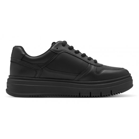 Tamaris Γυναικείο Δερμάτινο Sneaker 1-23746-43 007 Black Uni