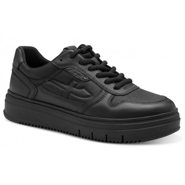 Tamaris Γυναικείο Δερμάτινο Sneaker 1-23746-43 007 Black Uni