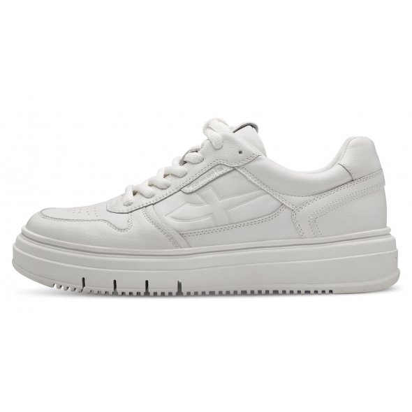 Tamaris Γυναικείο Δερμάτινο Sneaker 1-23746-43 1A6 Λευκό