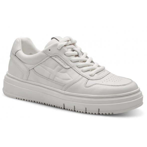 Tamaris Γυναικείο Δερμάτινο Sneaker 1-23746-43 1A6 Λευκό