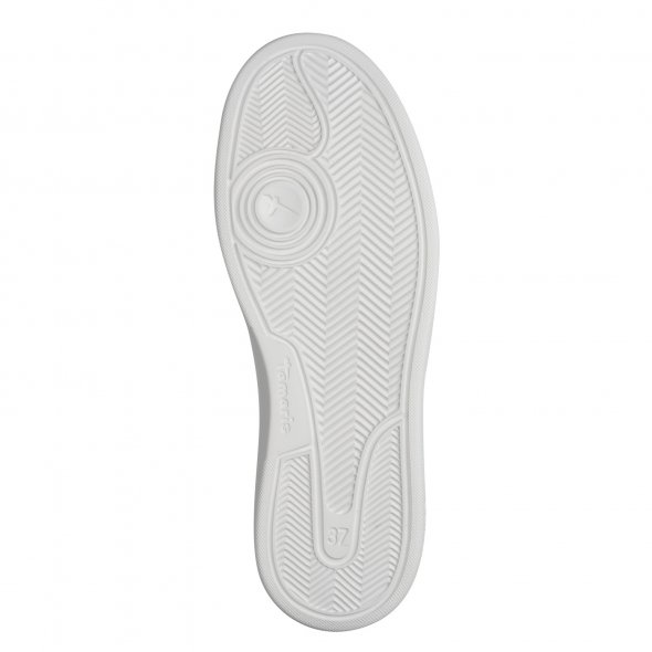 Tamaris Δερμάτινο Sneaker 1-23755-45 118 Λευκό