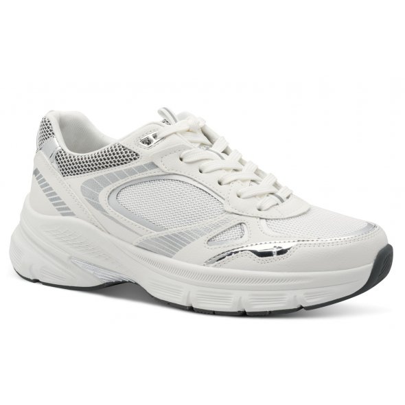 Tamaris Γυναικείο Sneaker 1-23759-45 171 White/Silver