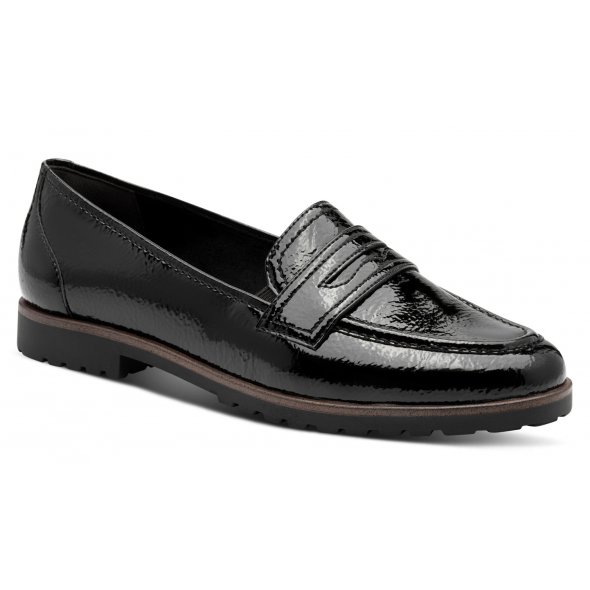 Tamaris Γυναικεία Loafers 1-24239-42 018 Black Patent