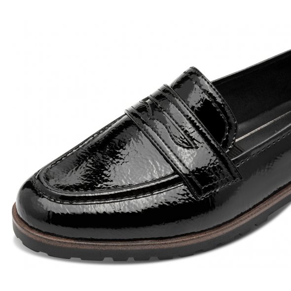 Tamaris Γυναικεία Loafers 1-24239-42 018 Black Patent