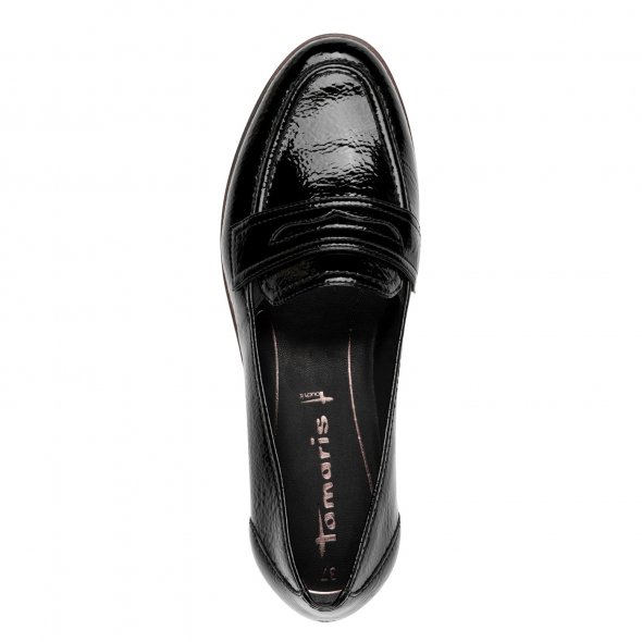 Tamaris Γυναικεία Loafers 1-24239-42 018 Black Patent