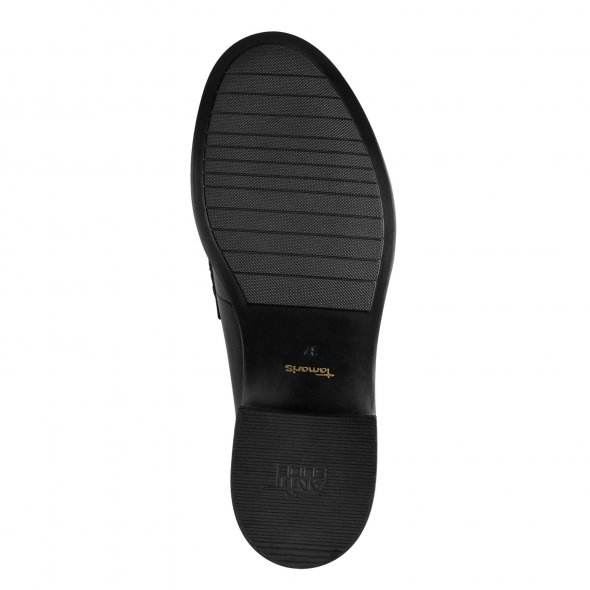 Tamaris Γυναικείο Δερμάτινο Loafer 1-24362-45 001 Μαύρο