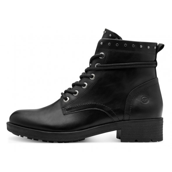 Tamaris Μποτάκι Flat 1-25133-45 001 Μαύρο