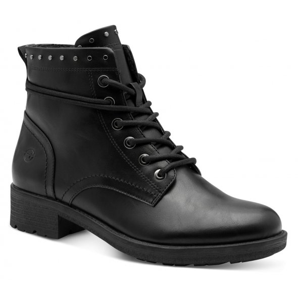 Tamaris Μποτάκι Flat 1-25133-45 001 Μαύρο