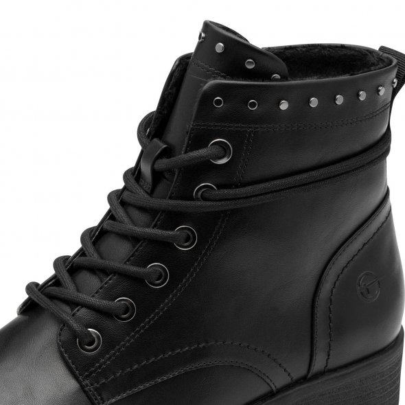 Tamaris Μποτάκι Flat 1-25133-45 001 Μαύρο