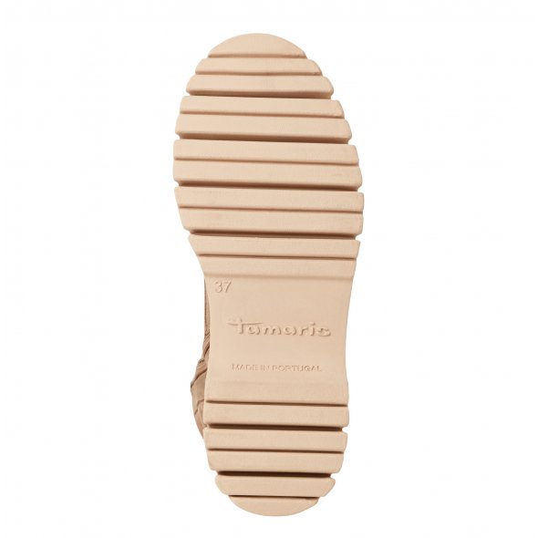 Tamaris Δερμάτινο Μποτάκι 1-25200-45 341 Taupe