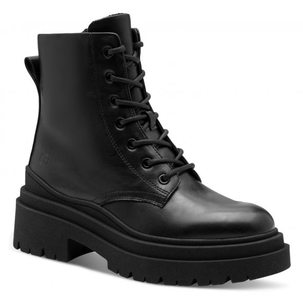 Tamaris Μποτάκι Flat 1-25229-45 020 Μαύρο