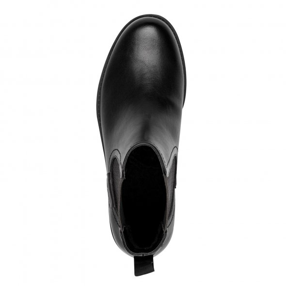 Tamaris Μποτάκι Flat 1-25378-45 001 Μαύρο