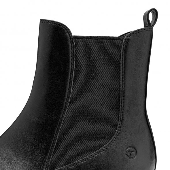 Tamaris Μποτάκι Flat 1-25417-45 001 Μαύρο