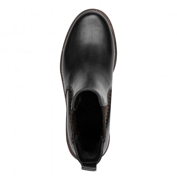Tamaris Μποτάκι Flat 1-25483-45 001 Μαύρο