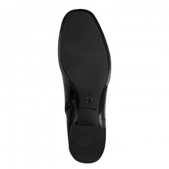 Tamaris Δερμάτινη Μπότα 1-25624-45 003 Μαύρο