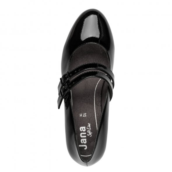 Jana 100% Comfort Γόβα 8-24366-45 015 Μαύρο