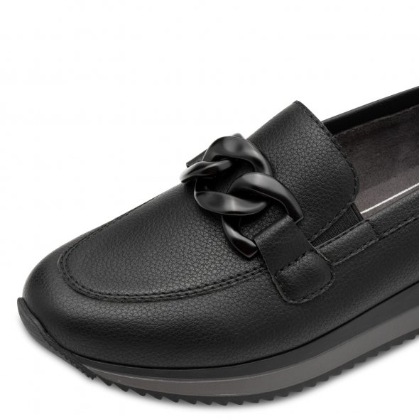 Jana 100% Comfort Γυναικείο Ανατομικό Μοκασίνι 8-24766-43 001 Μαύρο