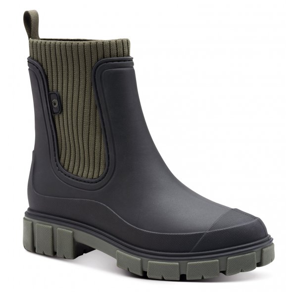 Jana 100% Comfort Γαλοτσάκι 8-25481-45 070 Black/Olive