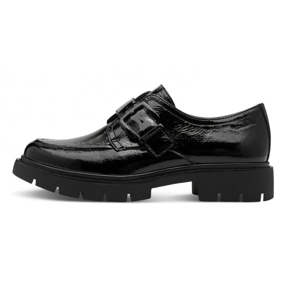 Tamaris Comfort Γυναικείο Δερμάτινο Loafer 8-84316-45 018 Μαύρο