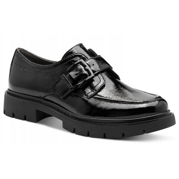 Tamaris Comfort Γυναικείο Δερμάτινο Loafer 8-84316-45 018 Μαύρο