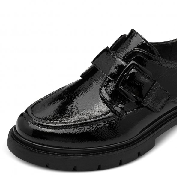 Tamaris Comfort Γυναικείο Δερμάτινο Loafer 8-84316-45 018 Μαύρο
