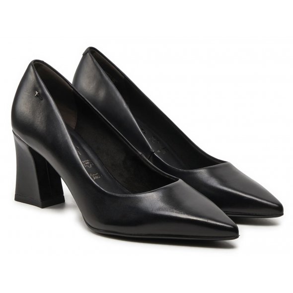 Tamaris Δερμάτινη Γόβα 1-22427-43 003 Black Leather