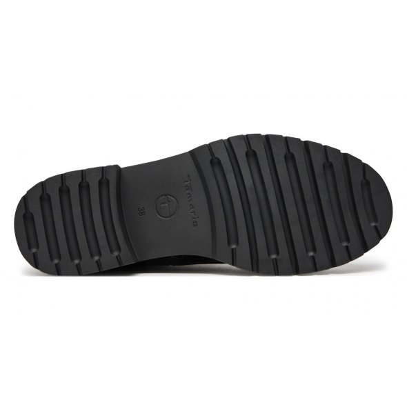Tamaris Μποτάκι Flat 1-25236-43 001 Μαύρο