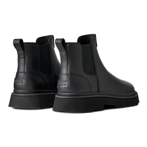 Ugg Chelsea Lug Leather 1172990 Μαύρο