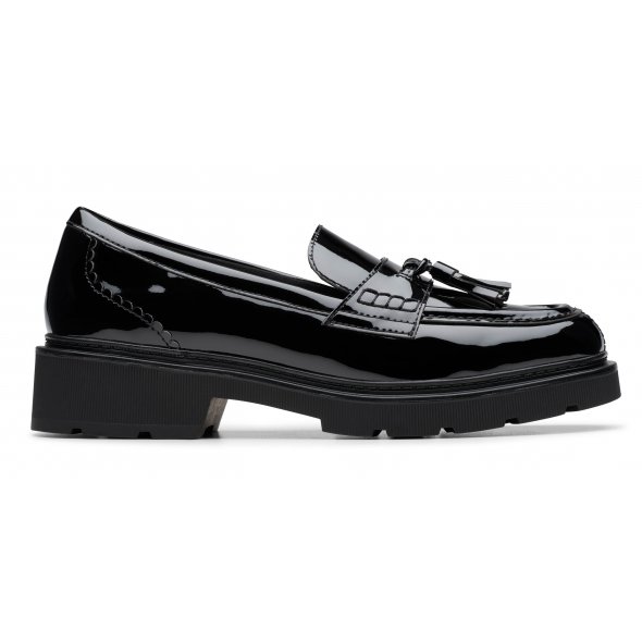 Clarks Lauryl Tassel 26184491 Black Pat