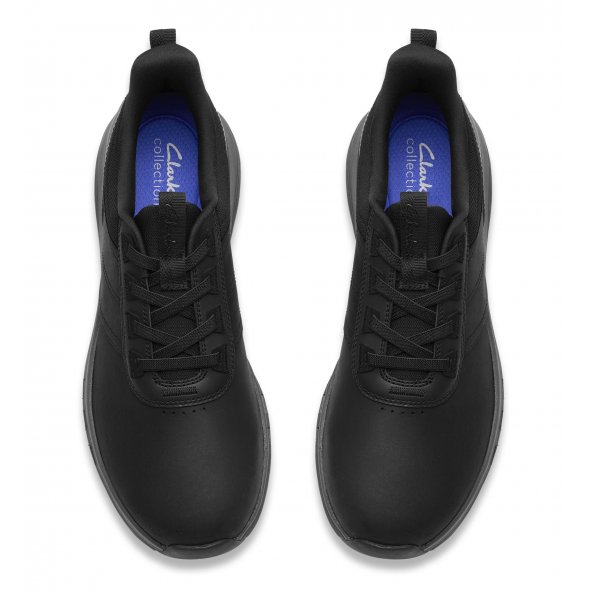 Clarks Ανδρικό Sneaker Motion Trek LX 26184781 Black Leather