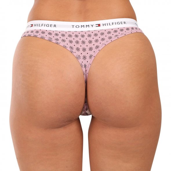 Tommy Hilfiger Σετ 3 Γυναικεία Εσώρουχα Thong UW0UW05530 0WI Πολύχρωμο