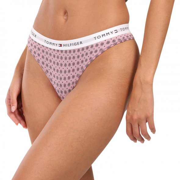Tommy Hilfiger Σετ 3 Γυναικεία Εσώρουχα Thong UW0UW05530 0WI Πολύχρωμο