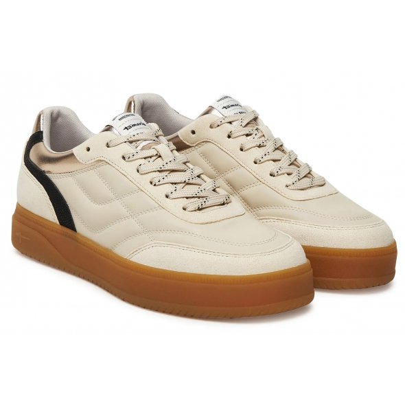 Tamaris Δερμάτινο Sneaker 1-23663-45 430 Ivory