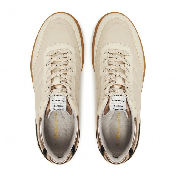 Tamaris Δερμάτινο Sneaker 1-23663-45 430 Ivory