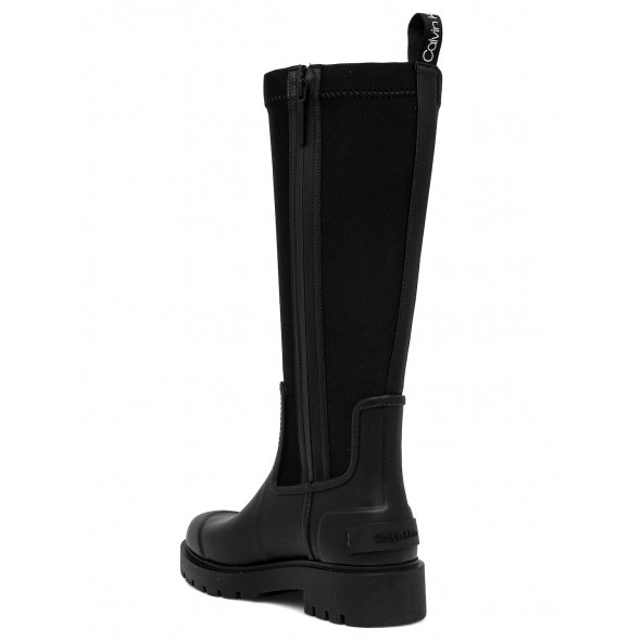 Calvin Klein High Rainboot Neoprene YW0YW02002 BEH Μαύρο