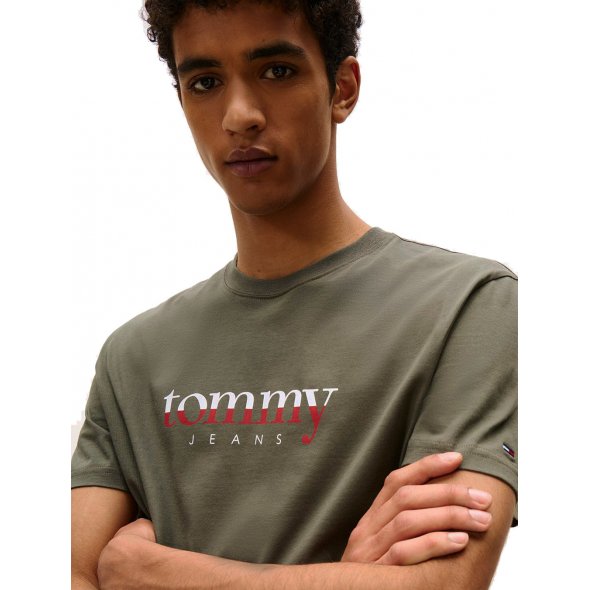 Tommy Hilfiger Ανδρικό T-Shirt DM0DM21978 MRH Πράσινο