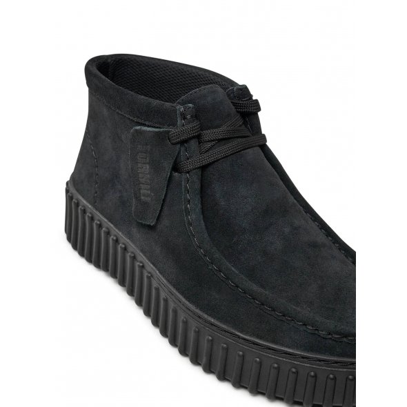 Clarks Γυναικείο Μποτάκι Torhill Moss 26179360 Black Suede