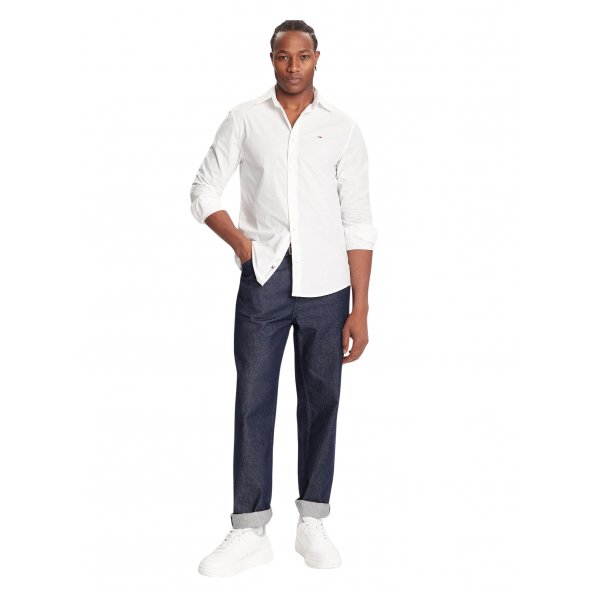 Tommy Hilfiger Ανδρικό Πουκάμισο DM0DM22026 YBL Λευκό