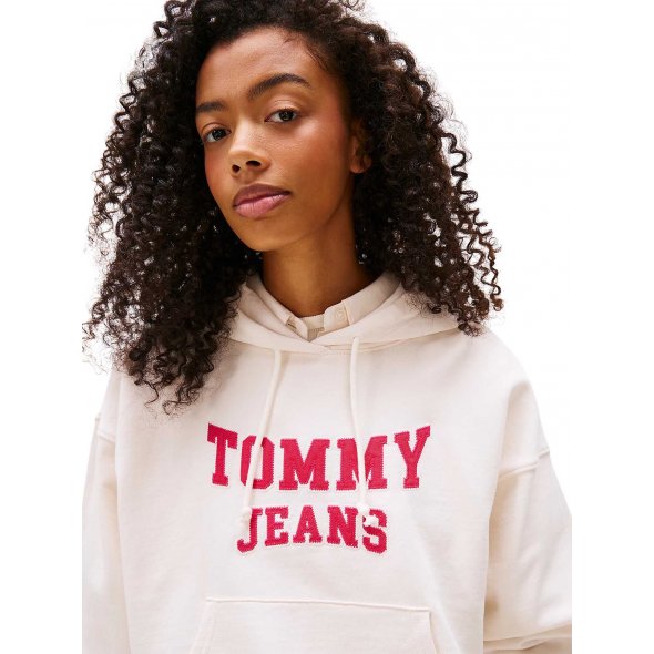 Tommy Hilfiger Γυναικείο Φούτερ DW0DW21598 YBH Εκρού
