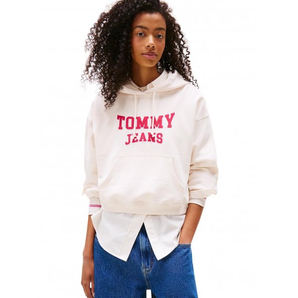 Tommy Hilfiger Γυναικείο Φούτερ DW0DW21598 YBH Εκρού
