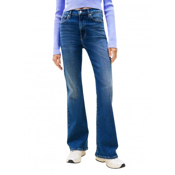 Tommy Hilfiger Γυναικείο Τζιν Παντελόνι DW0DW21824 1BK Μπλε