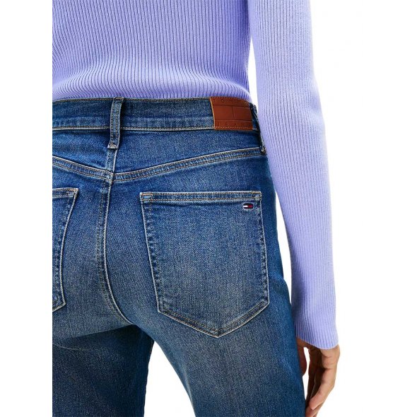 Tommy Hilfiger Γυναικείο Τζιν Παντελόνι DW0DW21824 1BK Μπλε
