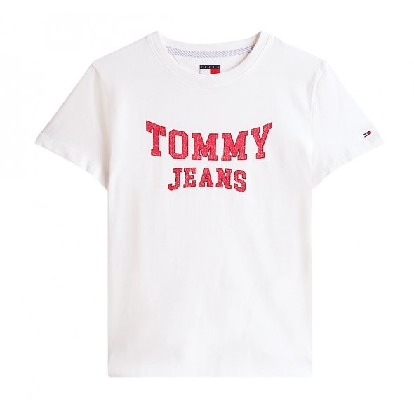 Tommy Hilfiger Γυναικείο T-Shirt DW0DW21966 YBL Εκρού