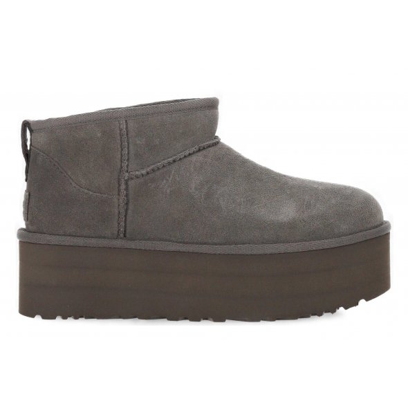 UGG W Classic Ultra Mini Platform 1135092 CHRC Γκρι