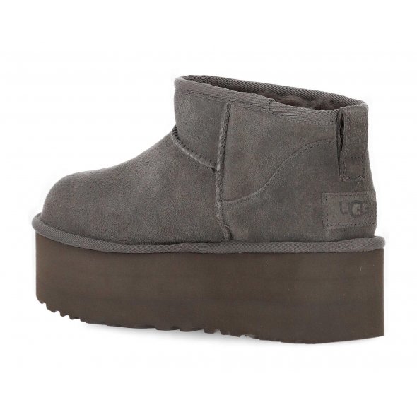 UGG W Classic Ultra Mini Platform 1135092 CHRC Γκρι