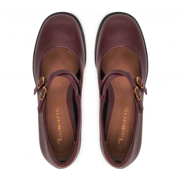 Tamaris Δερμάτινες Γόβες 1-22411-45 537 Merlot